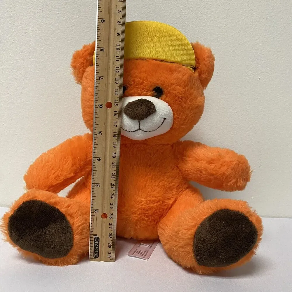 Hersheys Reese’s Bear Plush Orange Baseball Cap‎ Hat Stuffed Animal Toy 10